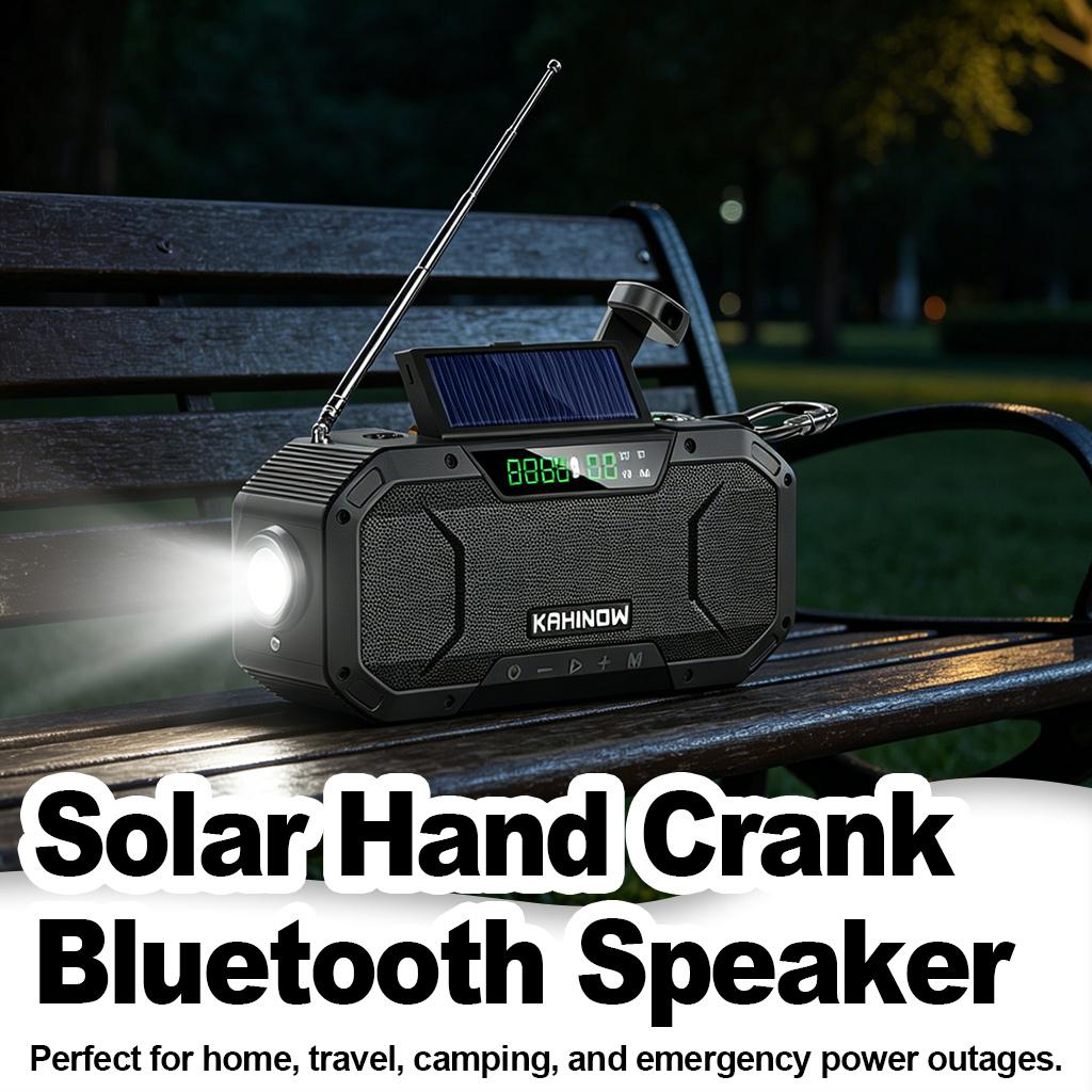Emergency Radio Solar - Multifunctional Radio Hurricane Emergency Solar Hand