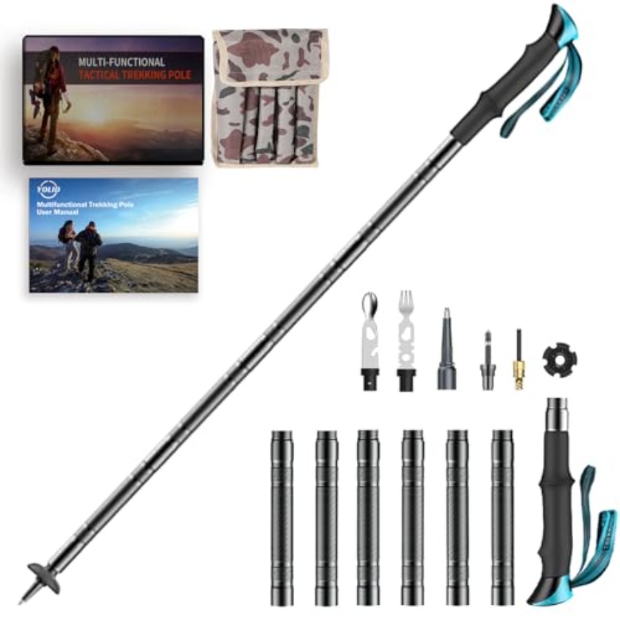 Outdoor Adventure Walks - Tactical Walking Stick Prime 15-in-1 Hiking
