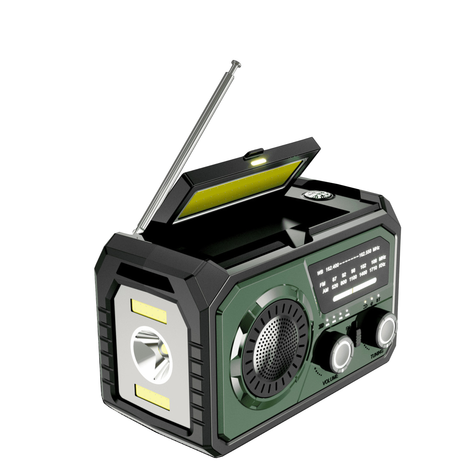 Emergency Radio Solar - 16000mAh Hand Crank Emergency Radio Wireless