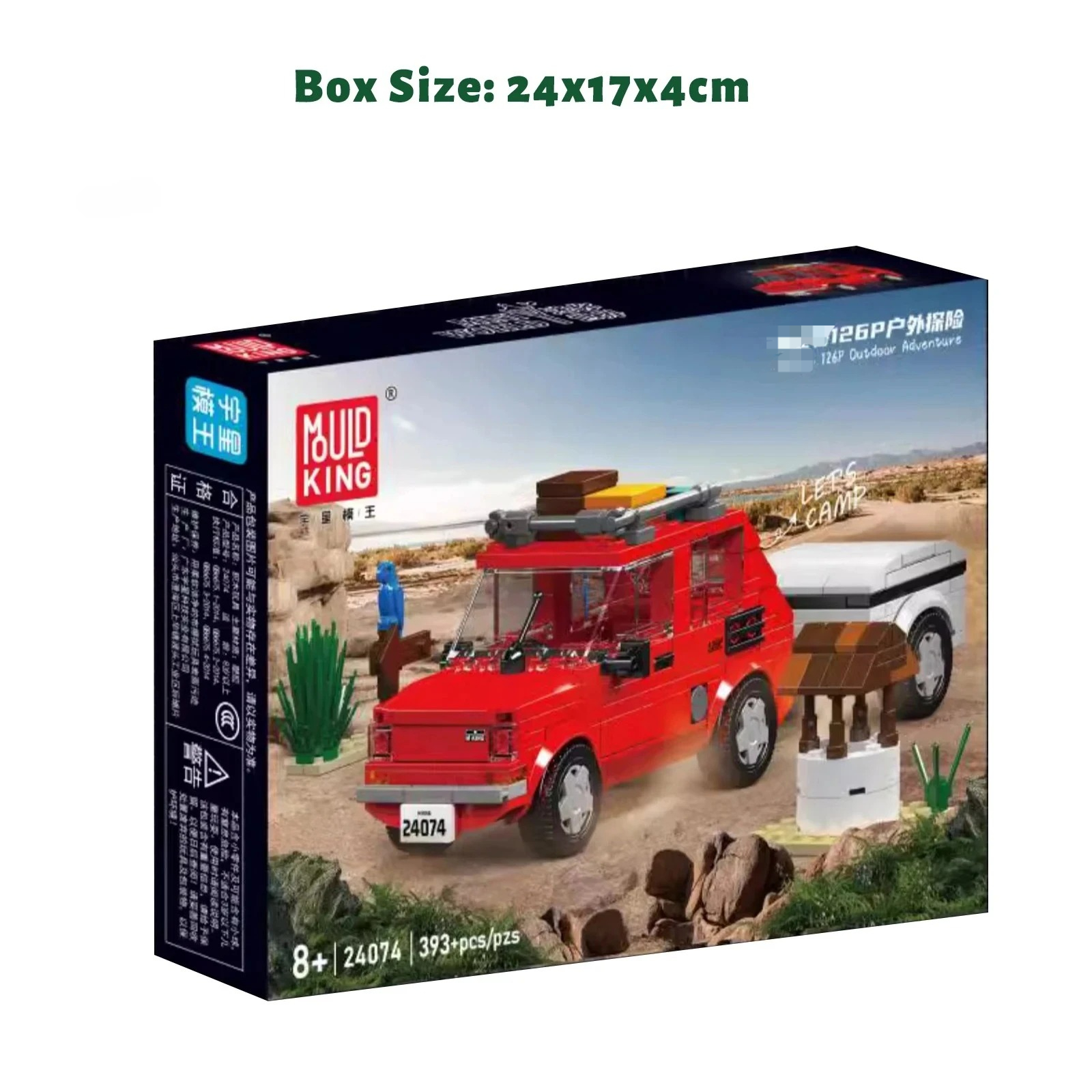 Outdoor Adventure With Kids - Mould King 24074 393pcs 126P Outdoor