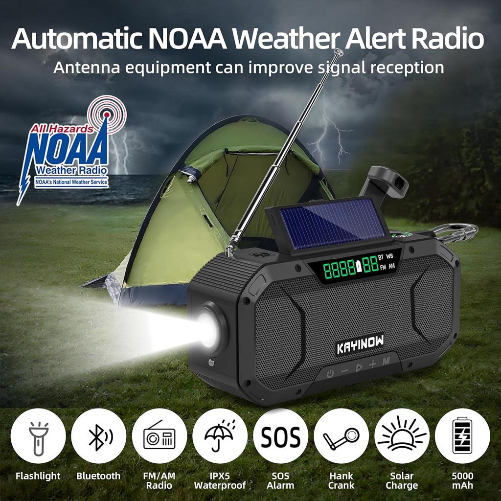 Multifunctional Radio Hurrican – обзор и цена Emergency Radio Solar