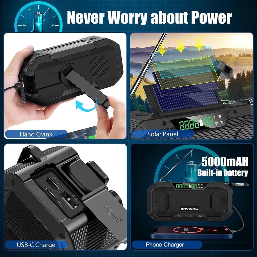 Multifunctional Radio Hurrican – обзор и цена Emergency Radio Solar
