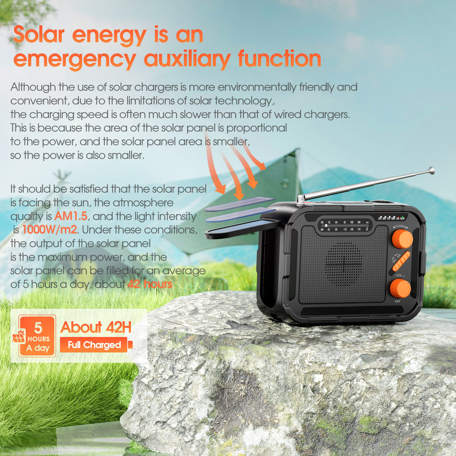 Hand-cranked Power Generation  – обзор и цена Emergency Radio Solar