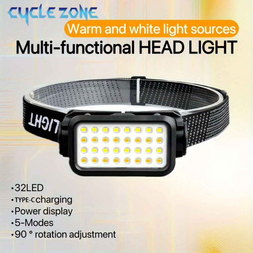 Rechargeable Headlamp with 32  – обзор и цена Outdoor Adventure Walks