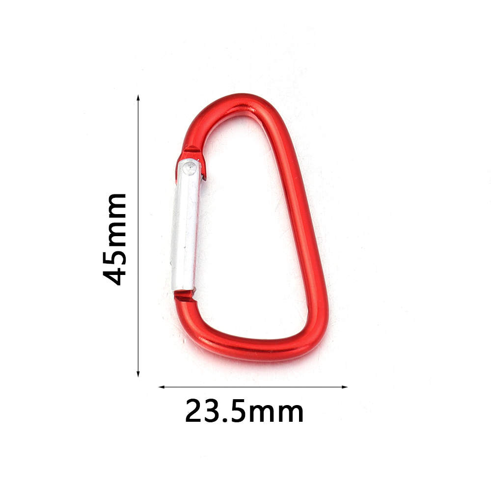 10pcs/lot Aluminum Alloy Snap  – обзор и цена Carabiner Locking D