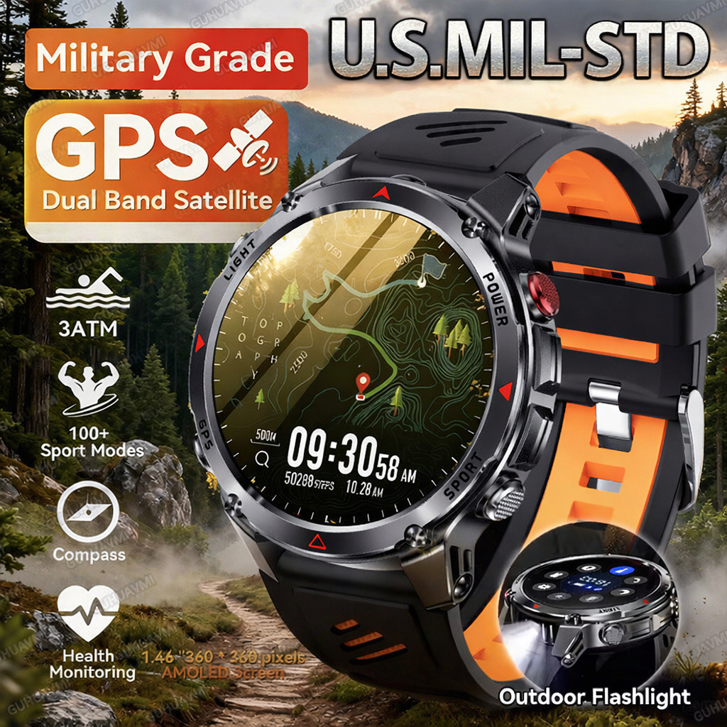 2026 New Outdoor Military GPS  – обзор и цена Outdoor Adventure Watches