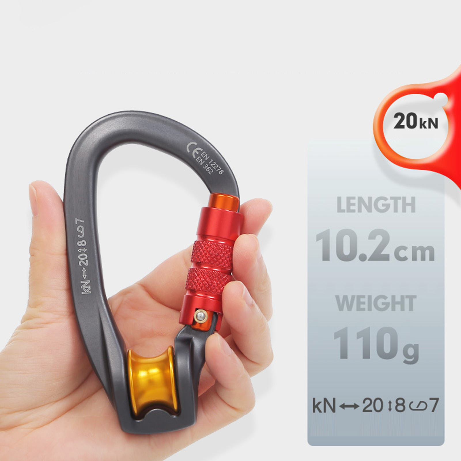 Locking Carabiner Mountaineeri – обзор и цена Carabiner Locking D