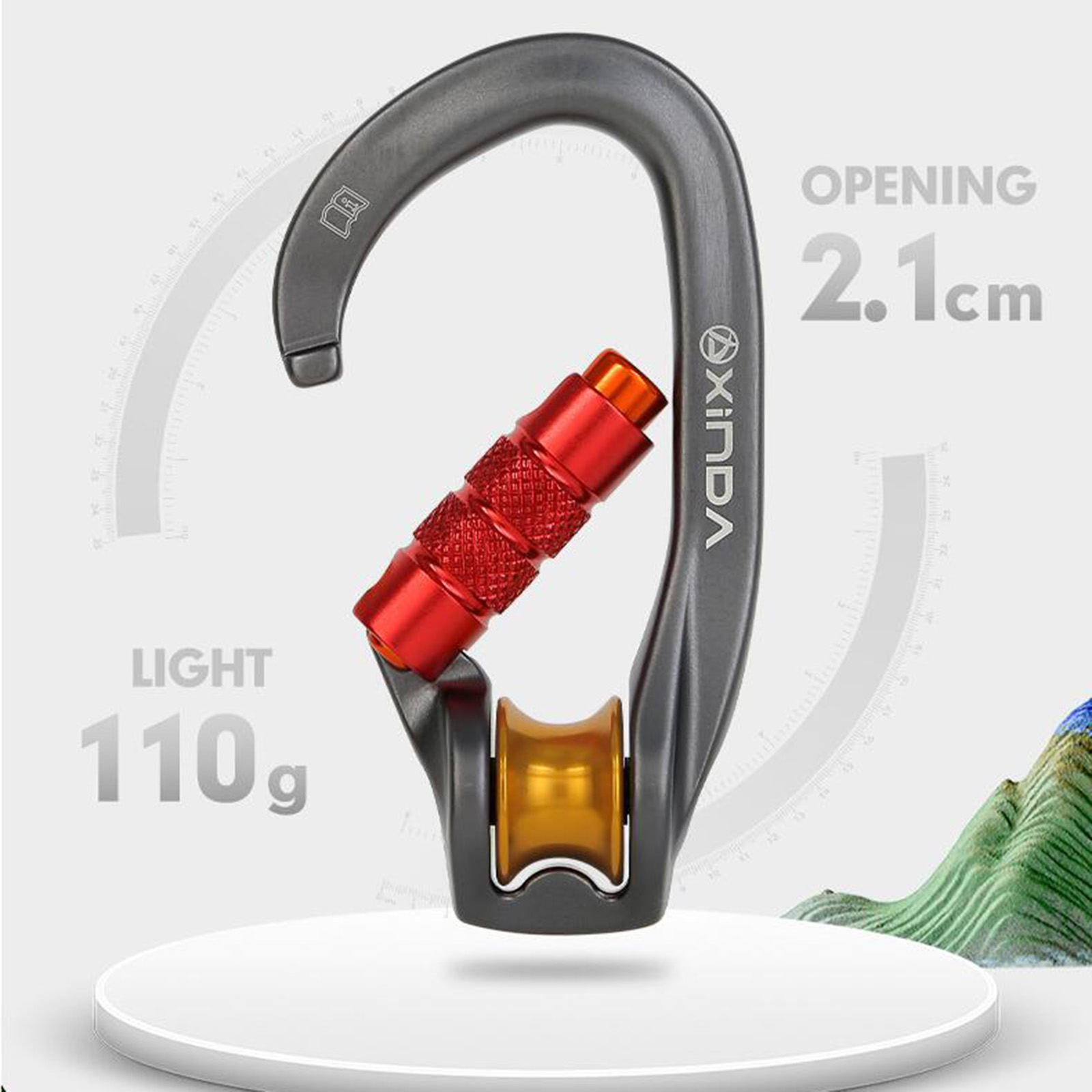 Locking Carabiner Mountaineeri – обзор и цена Carabiner Locking D