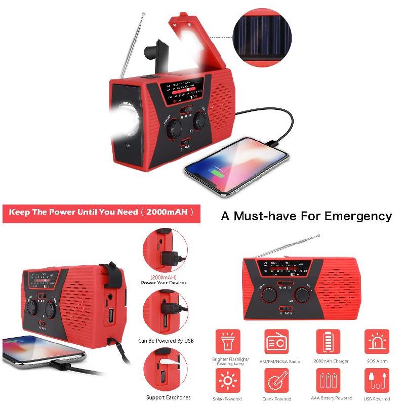 Emergency Solar Hand Crank Rad – обзор и цена Emergency Radio Solar