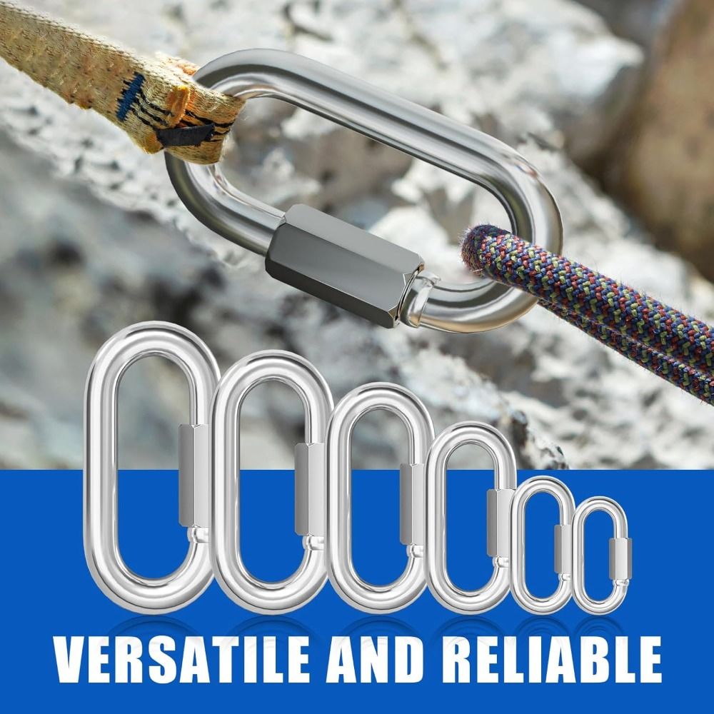 New 304 Stainless Steel Quick  – обзор и цена Carabiner Locking D