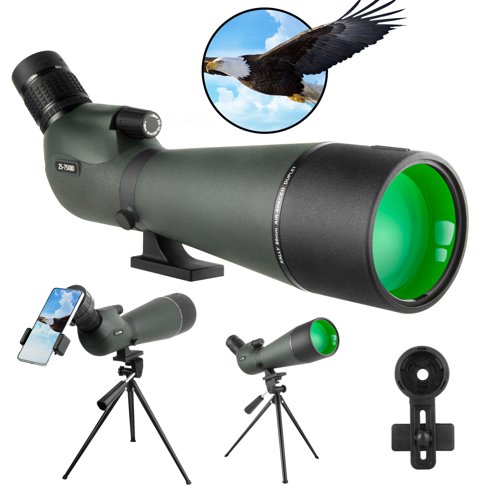 25-75x80 Telescope Spotting Sc – обзор и цена Outdoor Adventure Watches