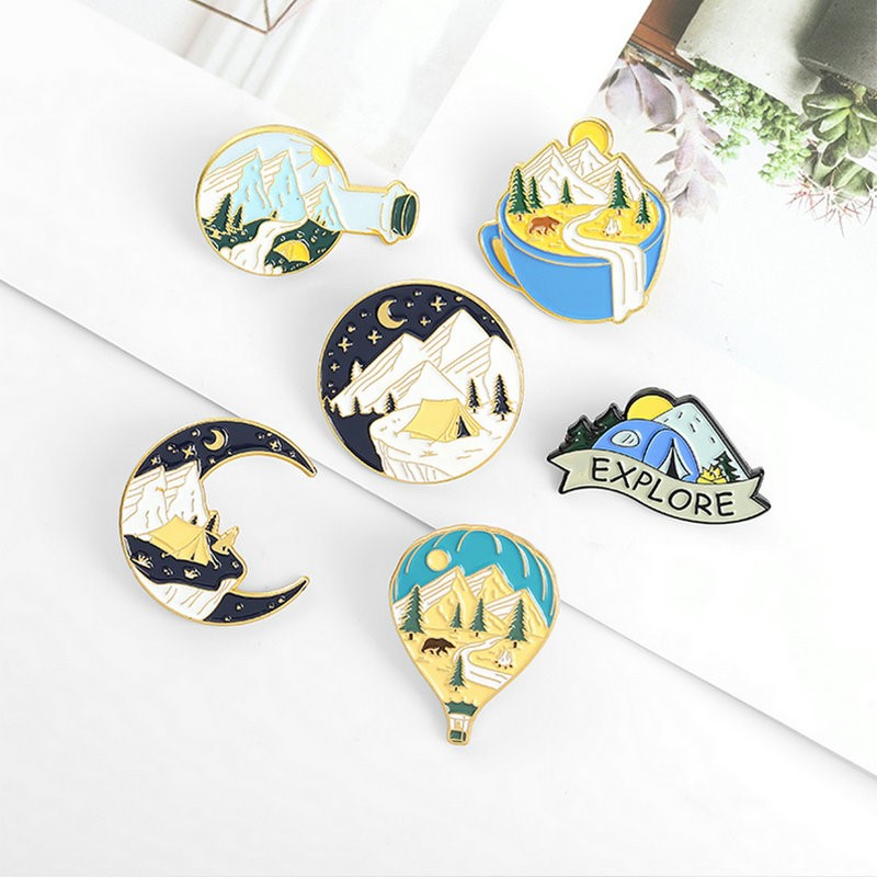 Camping Adventure Enamel Pins  – обзор и цена Outdoor Adventure With Kids