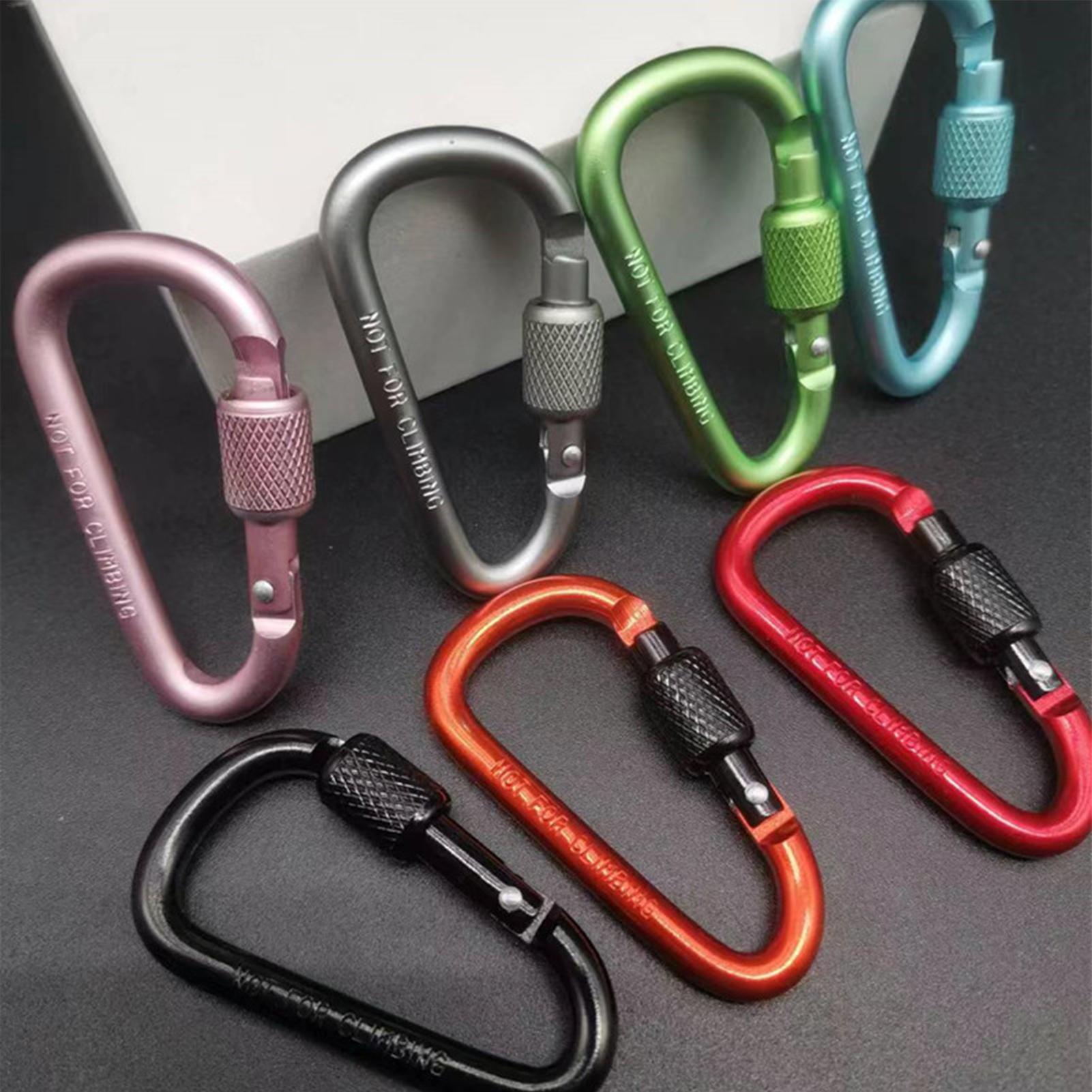 Outdoor Aluminum D Shape Locki – обзор и цена Carabiner Locking D