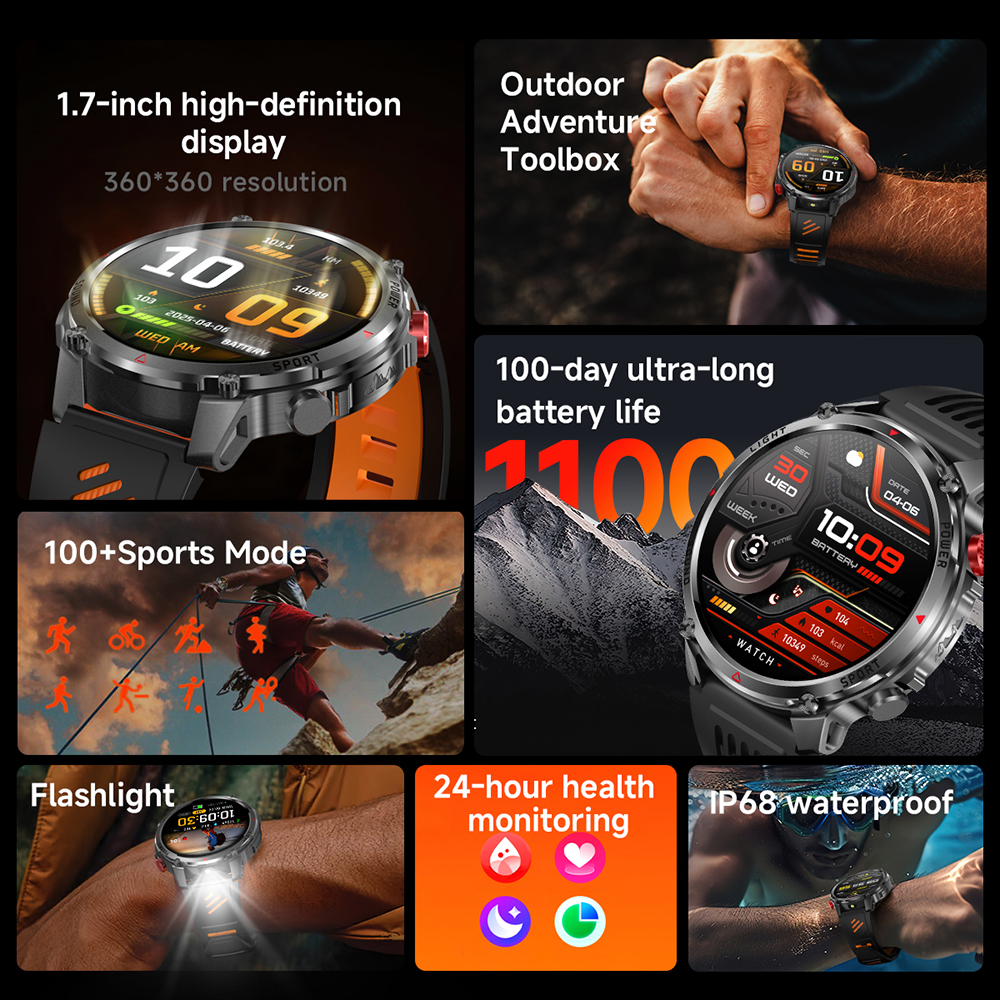 2026 New T-Rex3 Ultra 1100mAh  – обзор и цена Outdoor Adventure Watches