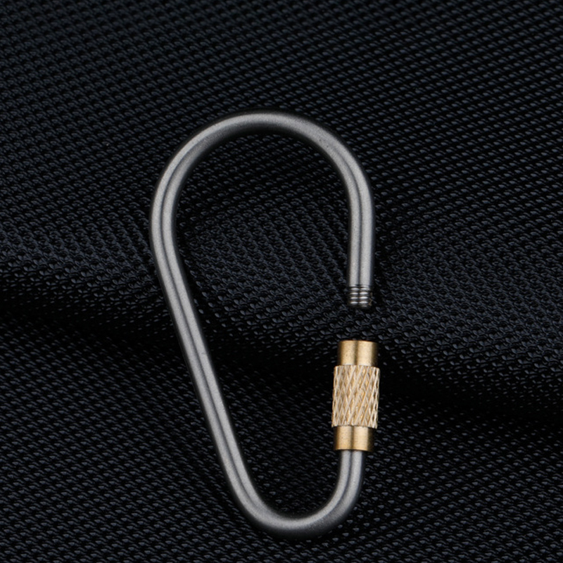 Titanium Alloy Carabiner with  – обзор и цена Carabiner Locking D
