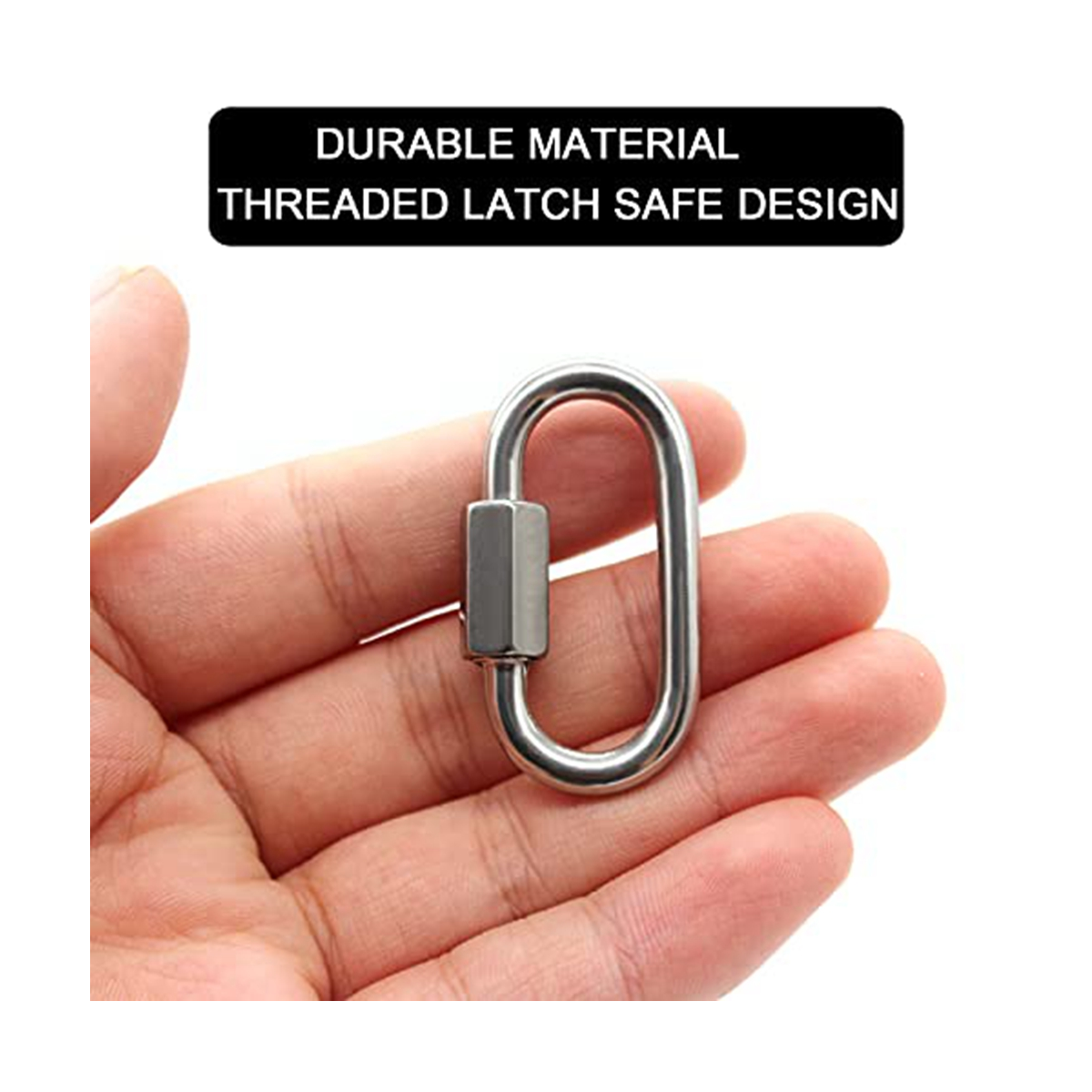 12 Pack Quick Link 5/32 Inch H – обзор и цена Carabiner Locking D