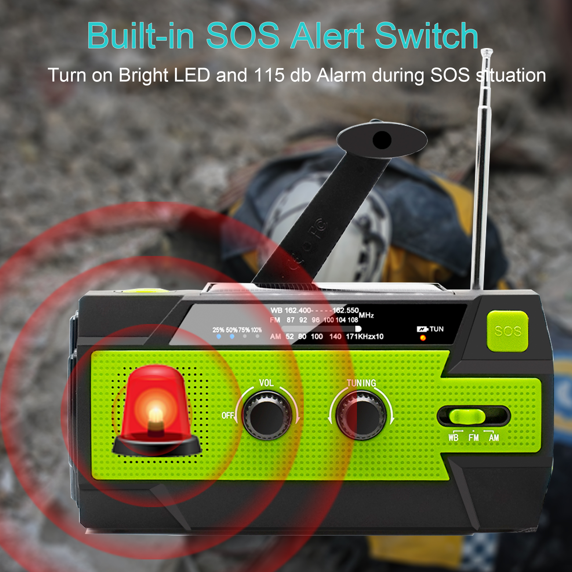 Emergency NOAA Weather Radio,P – обзор и цена Emergency Radio Solar