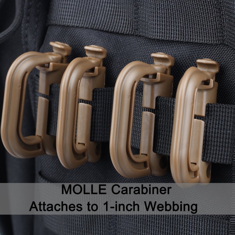 5Pcs Plastic D-Ring Tactical B – обзор и цена Carabiner Locking D