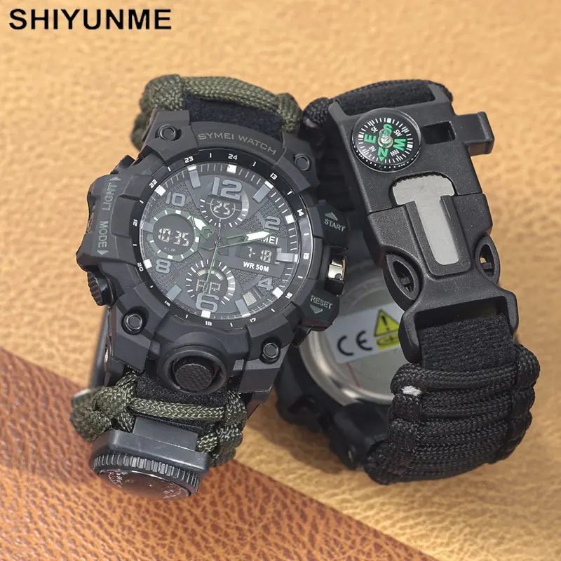 SHIYUNME Outdoor Survival Men  – обзор и цена Outdoor Adventure Watches