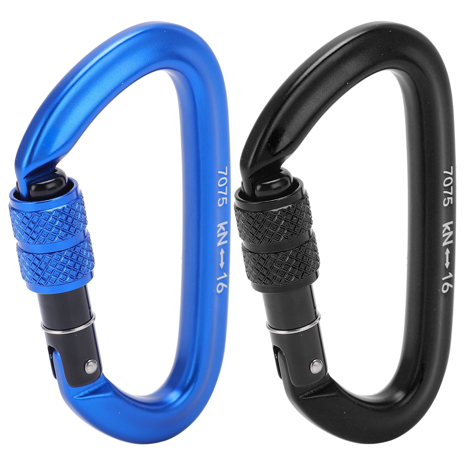 16KN Aluminum Alloy Screwgate  – обзор и цена Carabiner Locking D