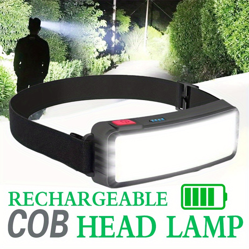 Powerful COB LED Headlamp Type – обзор и цена Headlamp Waterproof Rechargeable