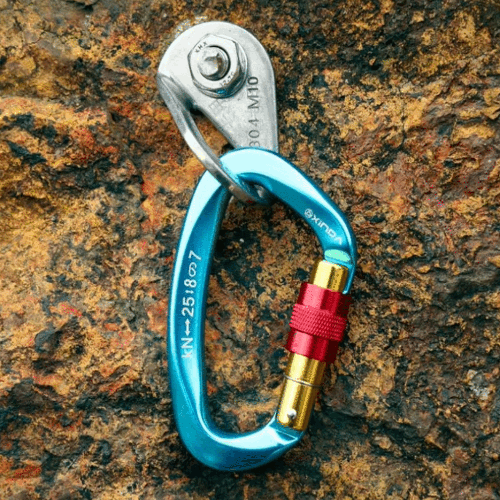 D-shape 25KN Climbing Carabine – обзор и цена Carabiner Locking D