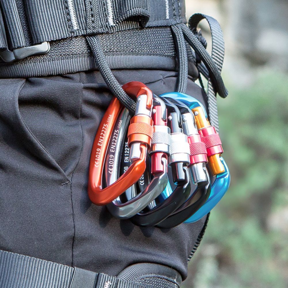 D-shape 25KN Climbing Carabine – обзор и цена Carabiner Locking D