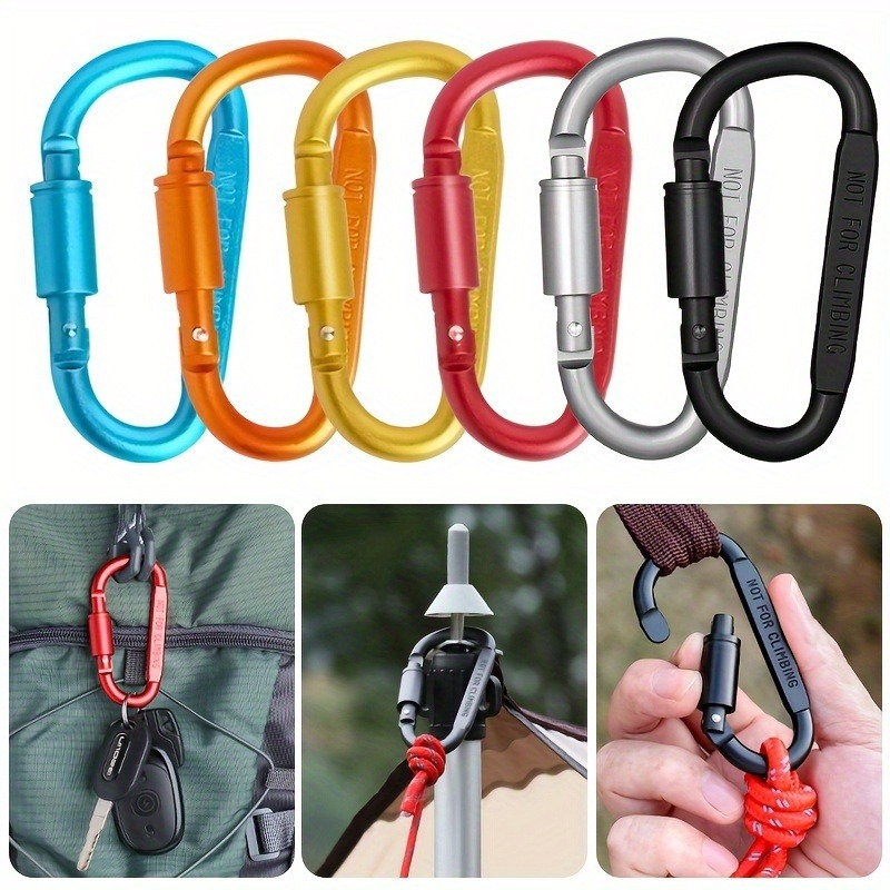 1/4pcs Aluminum Alloy Carabine – обзор и цена Carabiner Locking D