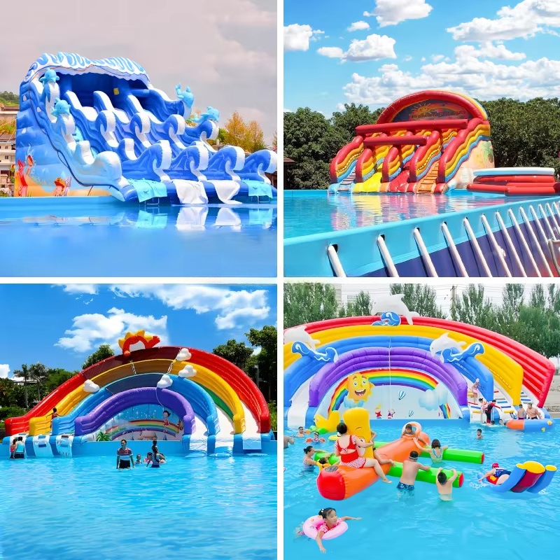 Inflatable Water Slide Park wi – обзор и цена Outdoor Adventure Center