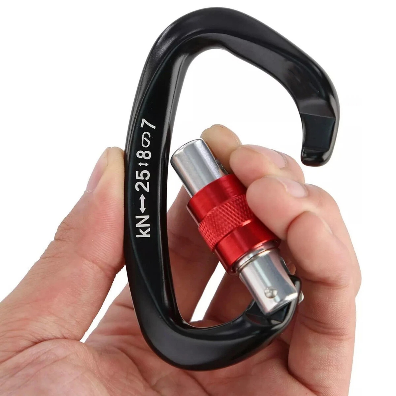 5Pcs/Set 25KN D-Shape Aluminum – обзор и цена Carabiner Locking D
