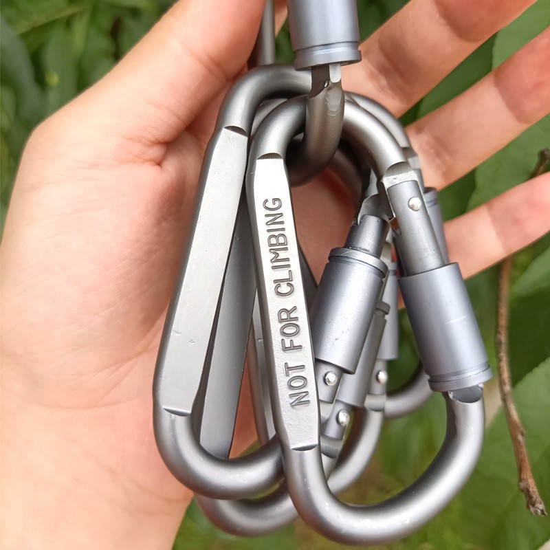 6Pcs Aluminum Carabiner Clip D – обзор и цена Carabiner Locking D
