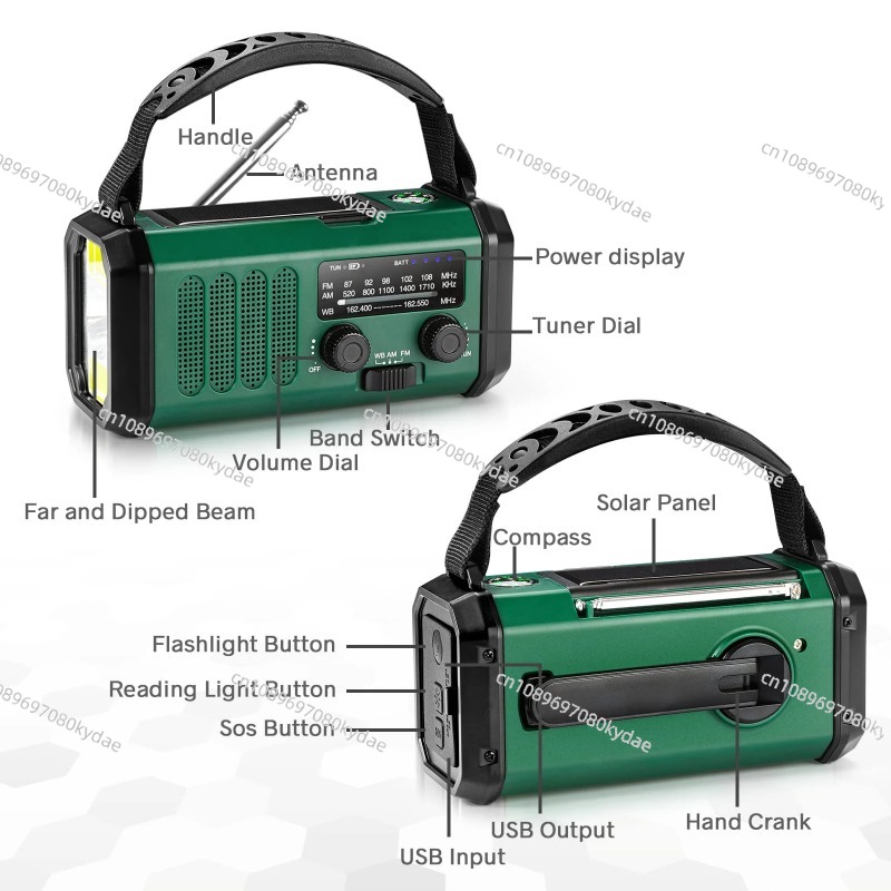 10000/20000mAh Battery Emergen – обзор и цена Emergency Radio Solar