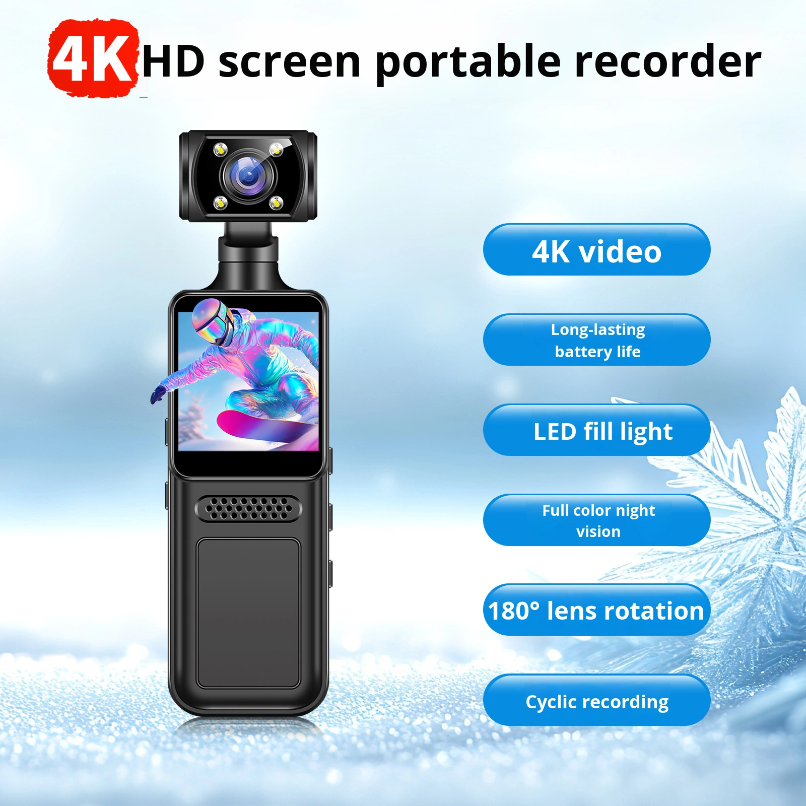Portable HD WiFi Body-Worn Cam – обзор и цена Outdoor Adventure Videos
