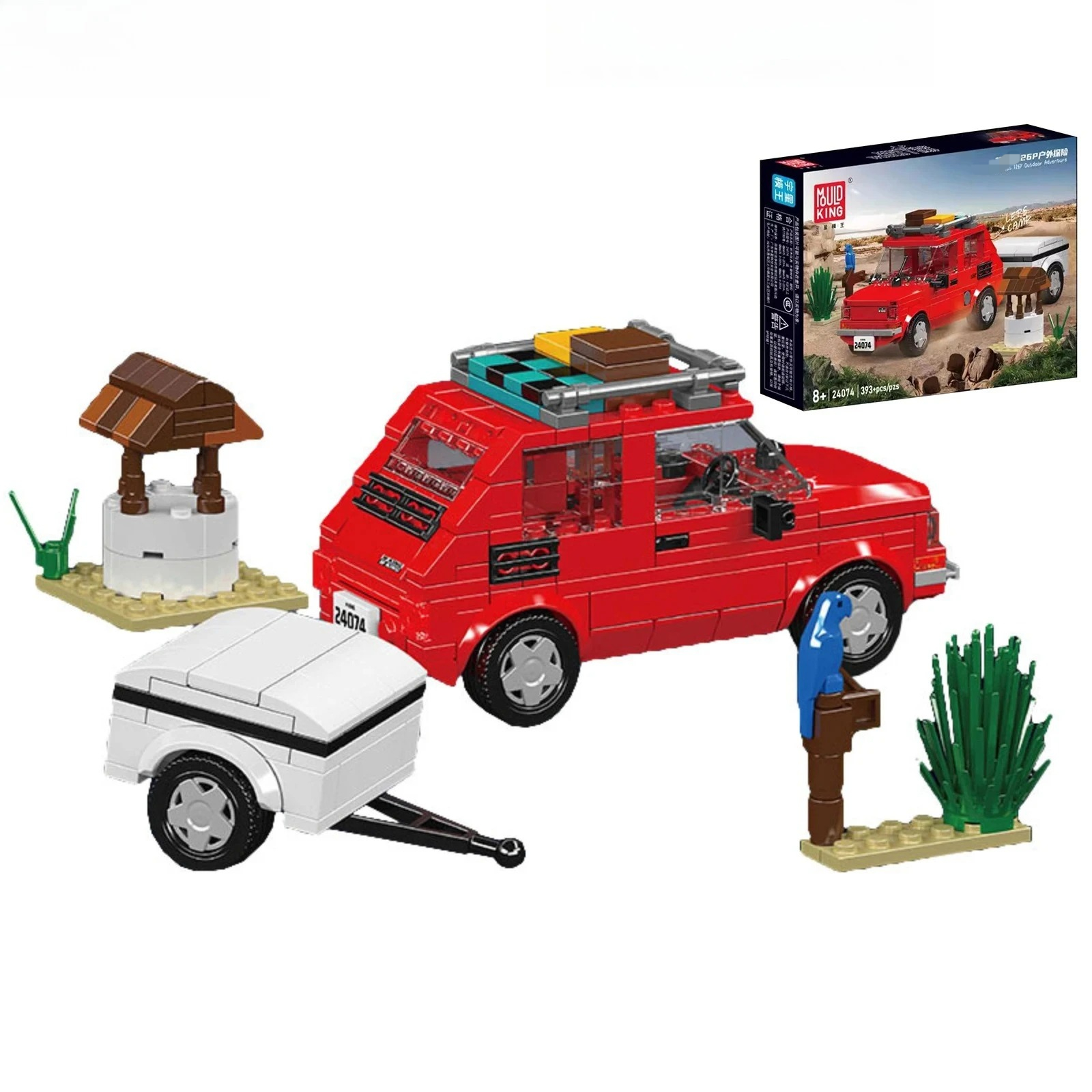 Mould King 24074 393pcs 126P O – обзор и цена Outdoor Adventure With Kids