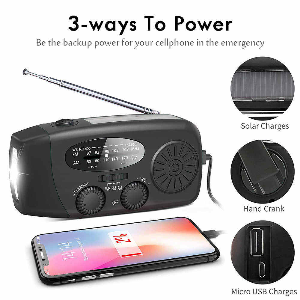Multifunctional Portable Hand  – обзор и цена Emergency Radio Solar