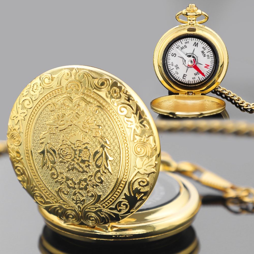 Vintage Golden Design Compass  – обзор и цена Outdoor Adventure Watches