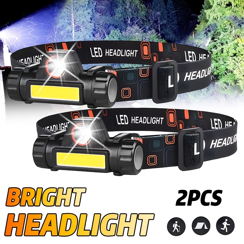 Rechargeable COB LED USB Headl – обзор и цена Headlamp Waterproof Rechargeable