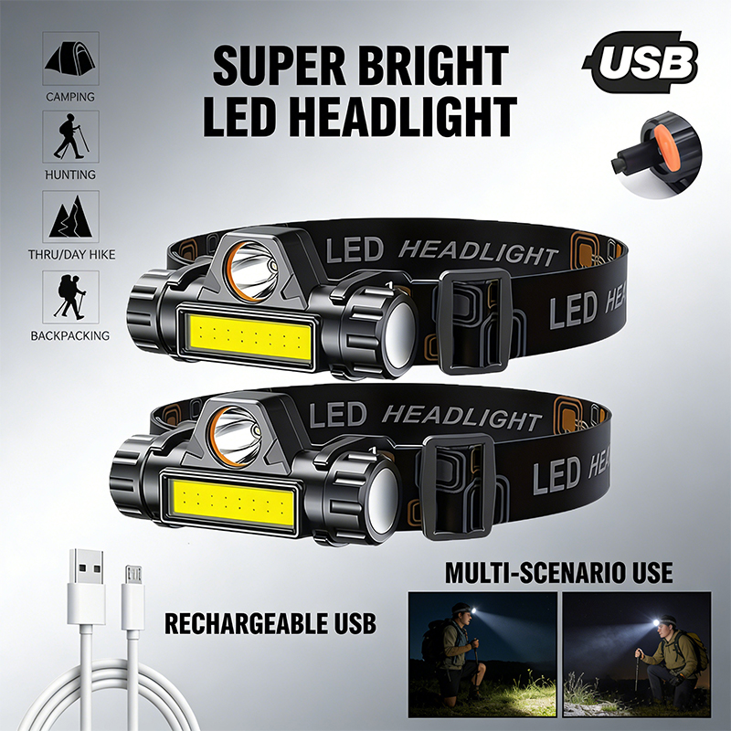 Super Bright LED Headlamp Rech – обзор и цена Headlamp Waterproof Rechargeable